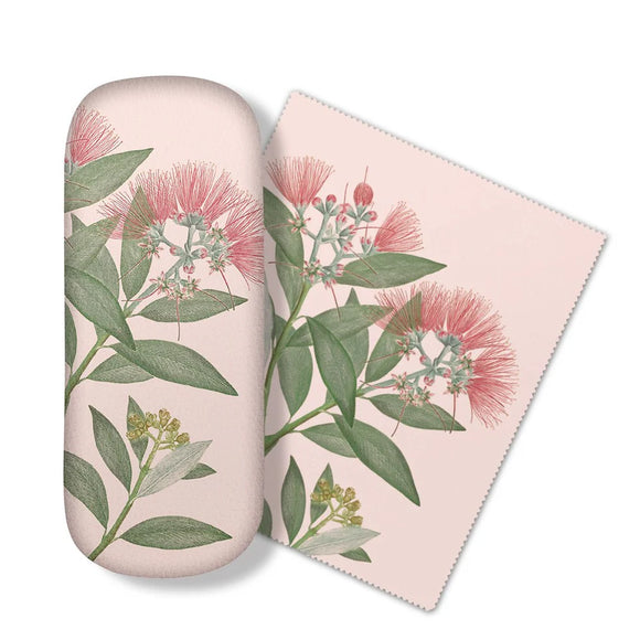 Pohutukawa Glass Case - Pastel Pink