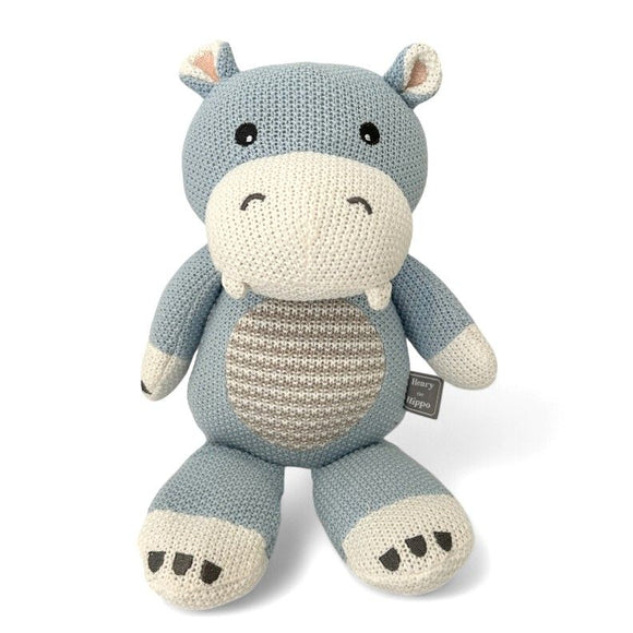 Henry the Hippo Knitted Toy