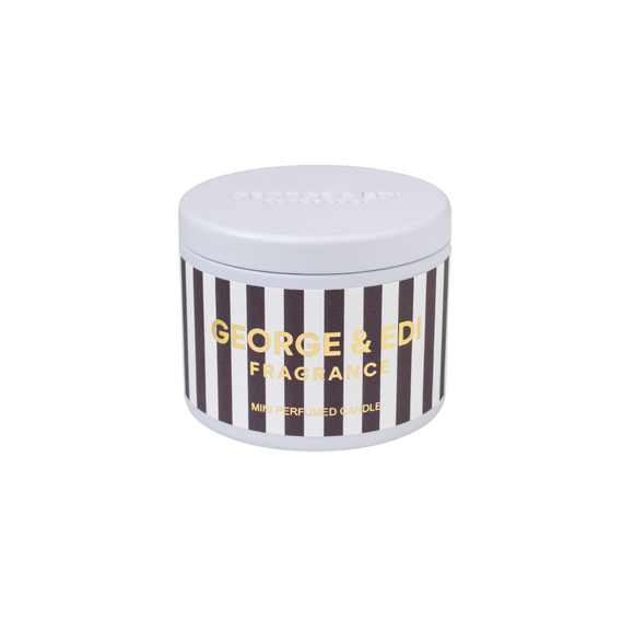 George & Edi Mini Perfumed Soy Candle-Ebony