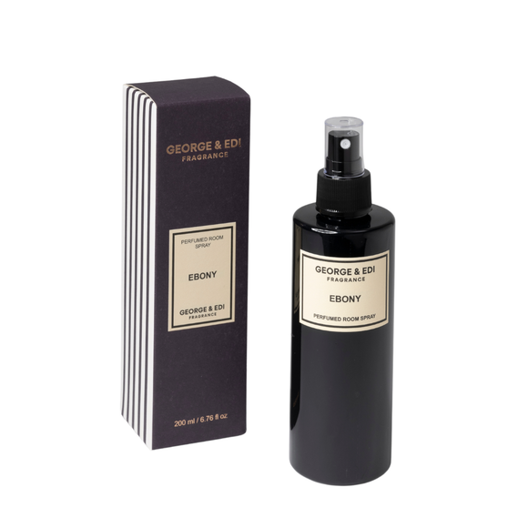 George and Edi Perfumed Room Spray - Ebony