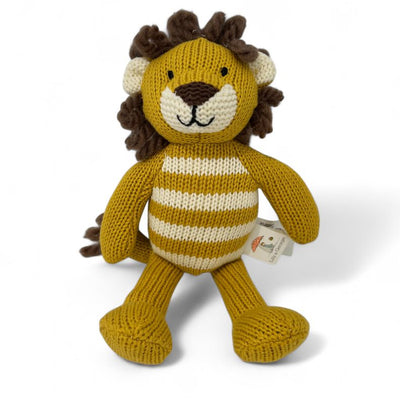 Baby Lion Knitted Rattle