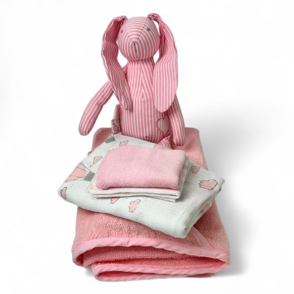 Soft Whispers Bunny Gift Box-Pink