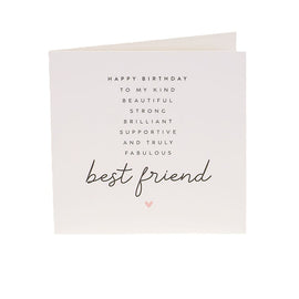Greeting Card-BEST FRIEND BIRTHDAY