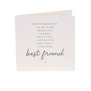 Greeting Card-BEST FRIEND BIRTHDAY