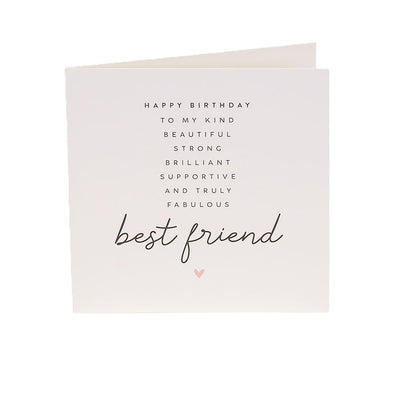 Greeting Card-BEST FRIEND BIRTHDAY