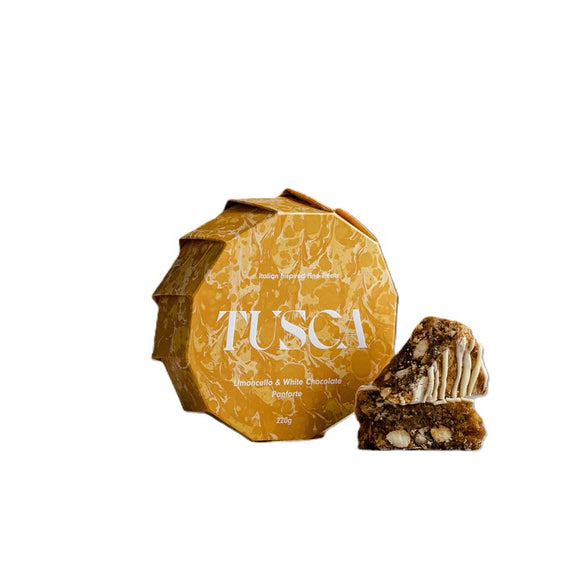 Tusca Panforte - Lemoncello & White Chocolate