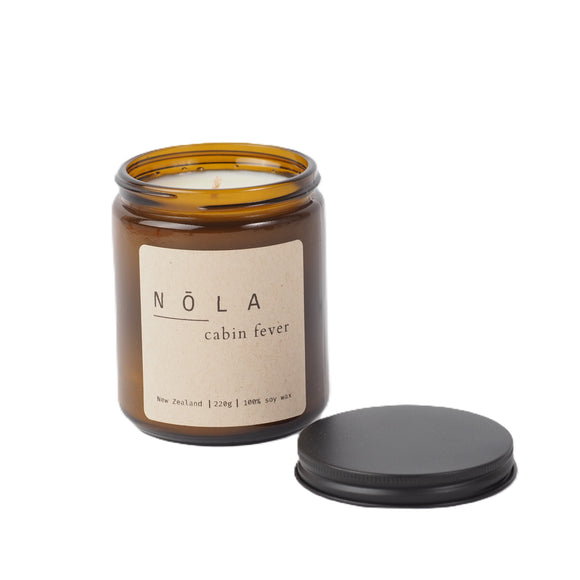 The Art of feeling at Home - Cabin Fever Nola Candle is a bliss favourite: 220g

Tennessee whiskey, wood smoke, coriander leaf and bergamot weave with vintage leather, oakmoss, clary sage and nutmeg; while green cedar and vanilla soften with base notes.&nbsp;A greatly smokey scent with a delicate sweetness.&nbsp;

Safe fragrances: free from phthalate
100% soy wax: free from paraffin, GMO and unnatural additives
