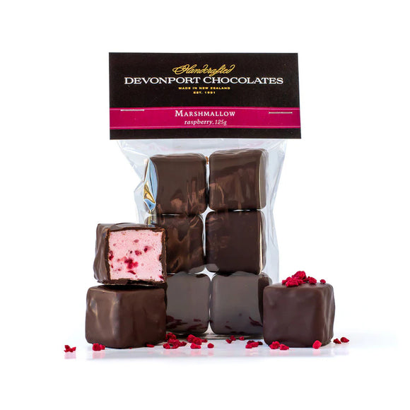 Devonport Dark Choc Raspberry Marshmallows