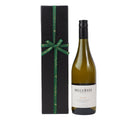 The Christmas Wine Gift box features a beautiful New Zealand Wine, carefully nestled inside a sleek black gift box - A perfect add-on or stand alone -Choose from Sauvignon Blanc - Merlot Cabernet