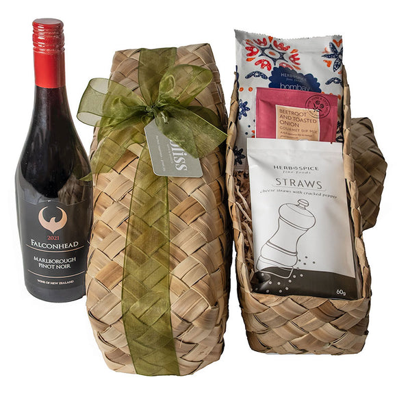 Wine and Nibbles Gift Basket