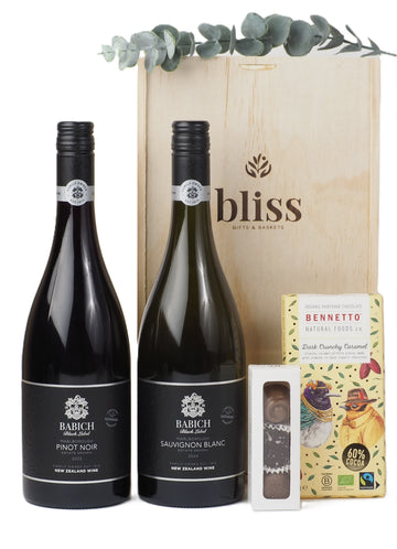 The Black Label Wine Gift Crate