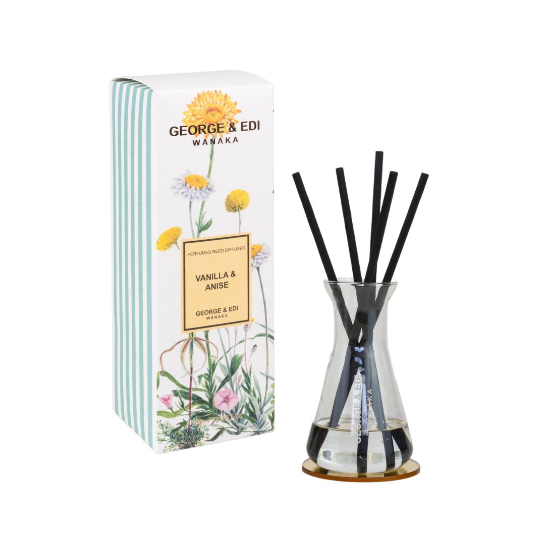 George & Edi Reed Diffuser-Vanilla & Anise | Bliss Gifts & Baskets