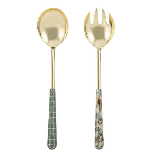 Coastal Salad Servers